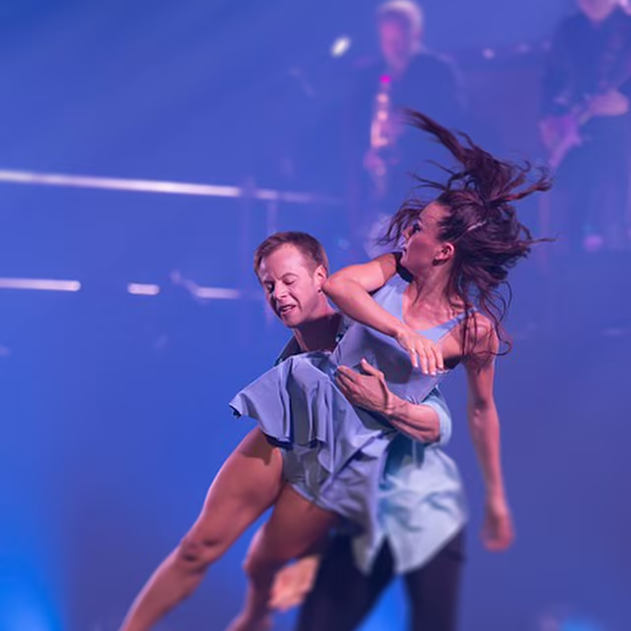 Tanečníci na rock balletu.